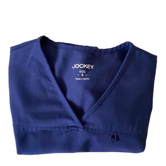 Jockey Scrub Top Zip Side Pockets Size S - Picture 5 of 6